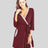 Tie Waist Surplice Neck Robe with Pockets king-general-store-5710.myshopify.com