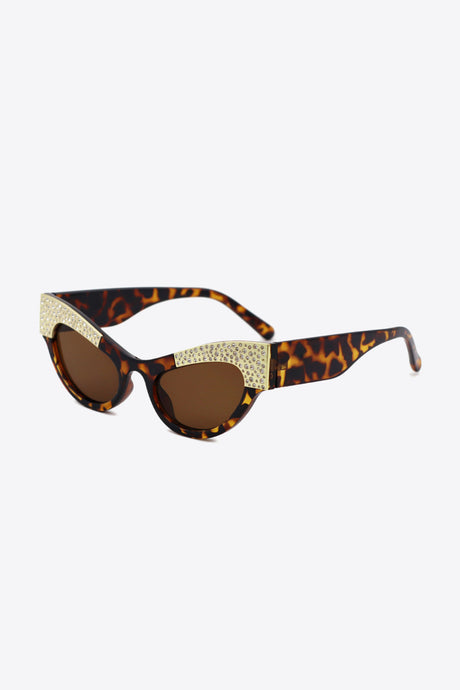 UV400 Rhinestone Trim Cat-Eye Sunglasses king-general-store-5710.myshopify.com