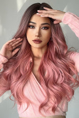 Fashion Wave Synthetic Long Wigs in Pink 26'' king-general-store-5710.myshopify.com