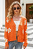 Floral Ribbed Trim Drop Shoulder Cardigan king-general-store-5710.myshopify.com