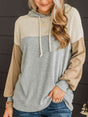 Color Block Drawstring Long Sleeve Hoodie king-general-store-5710.myshopify.com