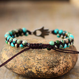 Turquoise Beaded Bracelet king-general-store-5710.myshopify.com