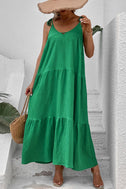 Tie-Shoulder Tiered Maxi Dress king-general-store-5710.myshopify.com