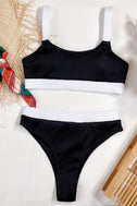 Color Block Scoop Neck Bikini Set king-general-store-5710.myshopify.com