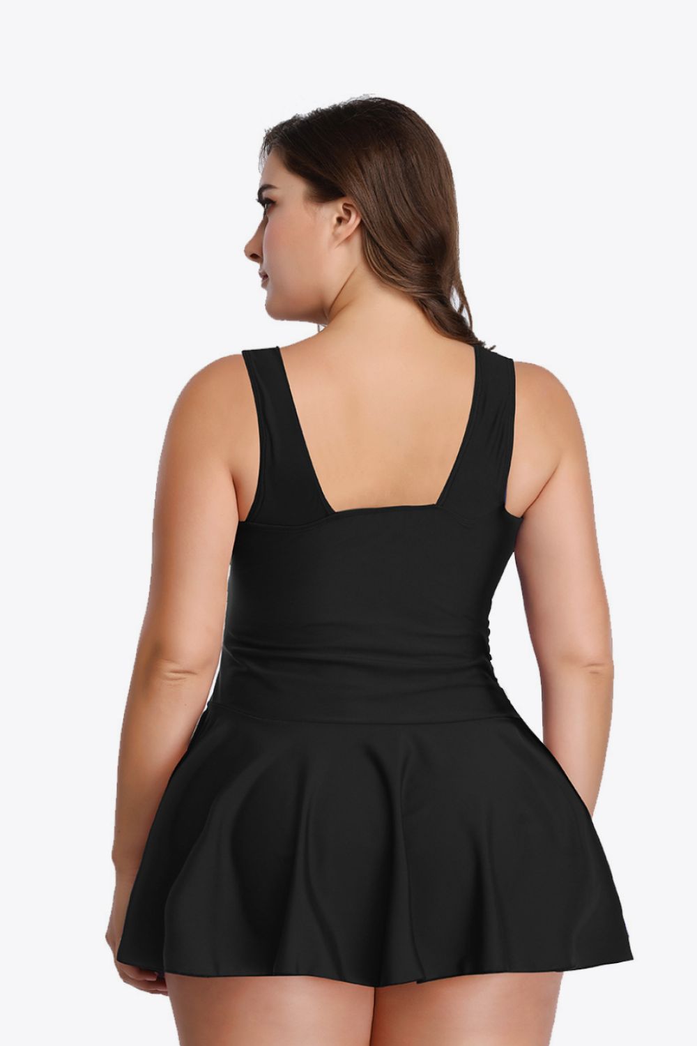 Plus Size Plunge Swim Dress king-general-store-5710.myshopify.com