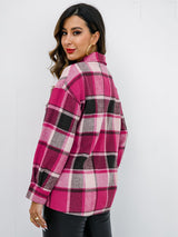 Plaid Button-Down Jacket king-general-store-5710.myshopify.com