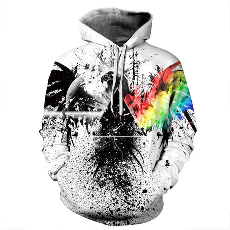 Full Size Printed Drawstring Hoodie with Pockets king-general-store-5710.myshopify.com