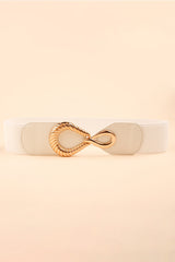 Ribbed Alloy Buckle Elastic Belt king-general-store-5710.myshopify.com