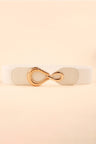 Ribbed Alloy Buckle Elastic Belt king-general-store-5710.myshopify.com