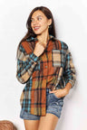 Double Take Plaid Curved Hem Shirt Jacket with Breast Pockets king-general-store-5710.myshopify.com