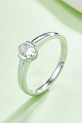 Moissanite 925 Sterling Silver Solitaire Ring king-general-store-5710.myshopify.com