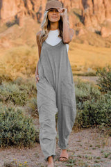 Double Take  V-Neck Sleeveless Jumpsuit with Pocket king-general-store-5710.myshopify.com