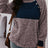 Contrast Turtleneck Half Snap Sweatshirt king-general-store-5710.myshopify.com
