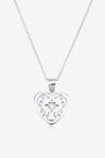 Heart Pendant 925 Sterling Silver Necklace king-general-store-5710.myshopify.com