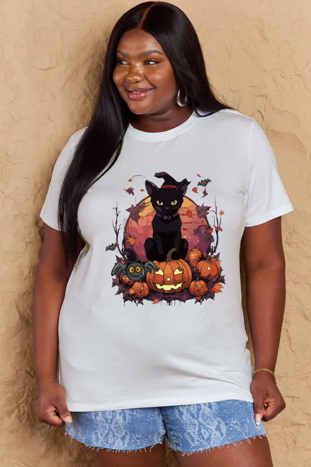 Simply Love Full Size Halloween Theme Graphic T-Shirt king-general-store-5710.myshopify.com