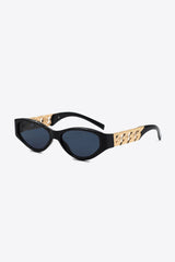 Chain Detail Temple Cat Eye Sunglasses king-general-store-5710.myshopify.com