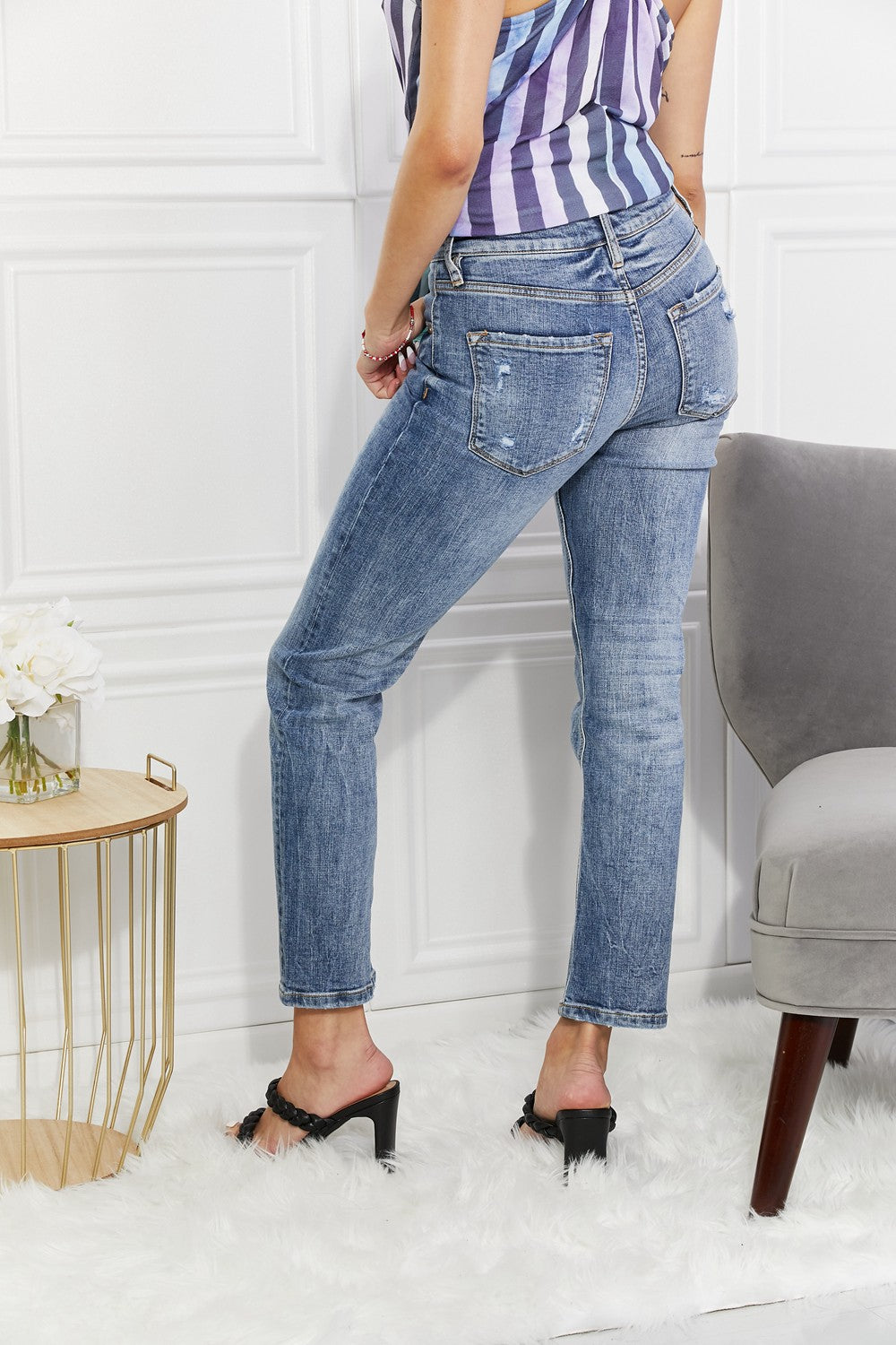 Kancan Full Size Amara High Rise Slim Straight Jeans king-general-store-5710.myshopify.com