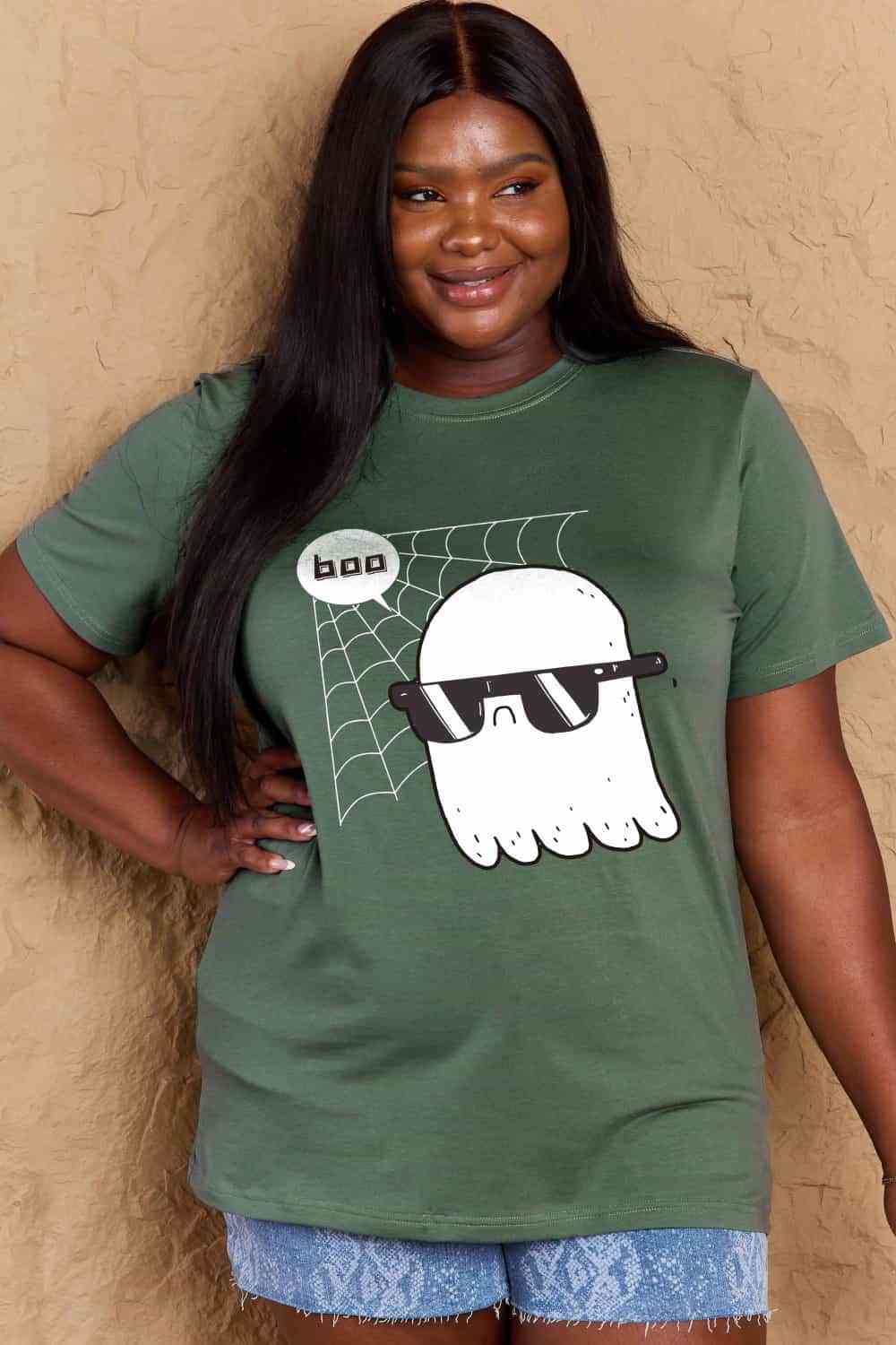 Simply Love Full Size BOO Graphic Cotton T-Shirt king-general-store-5710.myshopify.com