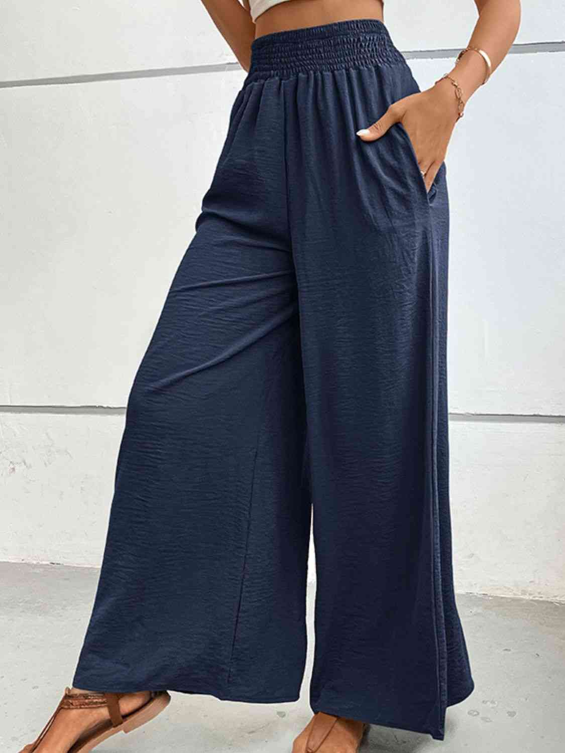 Wide Waistband Relax Fit Long Pants king-general-store-5710.myshopify.com