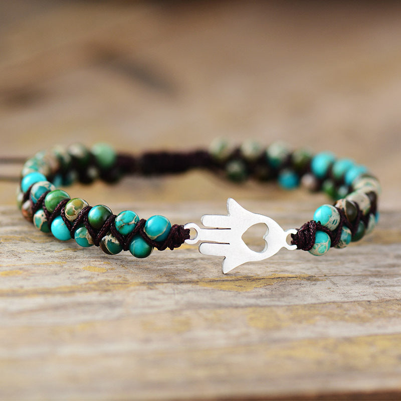 Turquoise Beaded Bracelet king-general-store-5710.myshopify.com