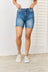 Judy Blue Full Size Tummy Control Double Button Bermuda Denim Shorts king-general-store-5710.myshopify.com