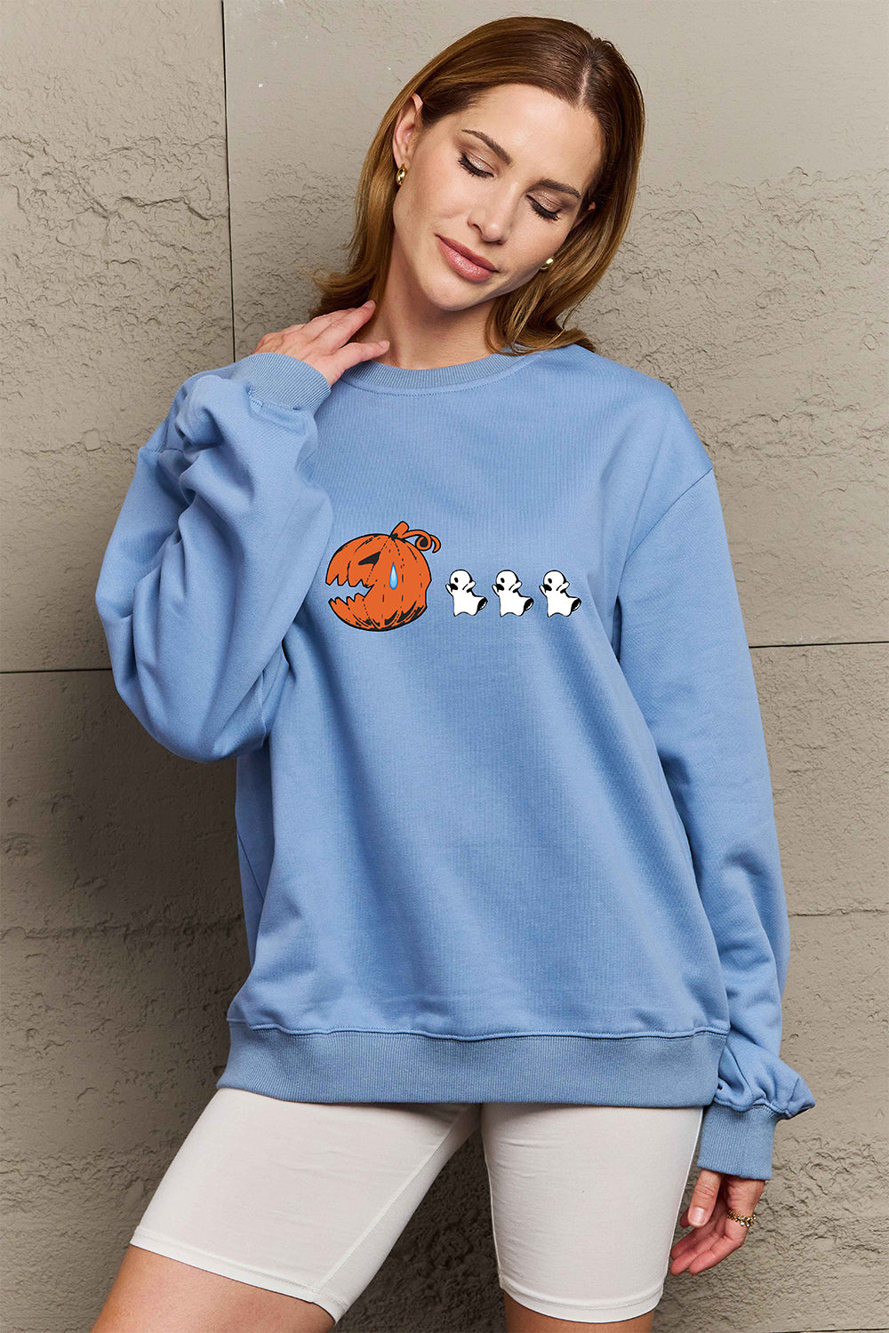 Simply Love Full Size Graphic Dropped Shoulder Sweatshirt king-general-store-5710.myshopify.com