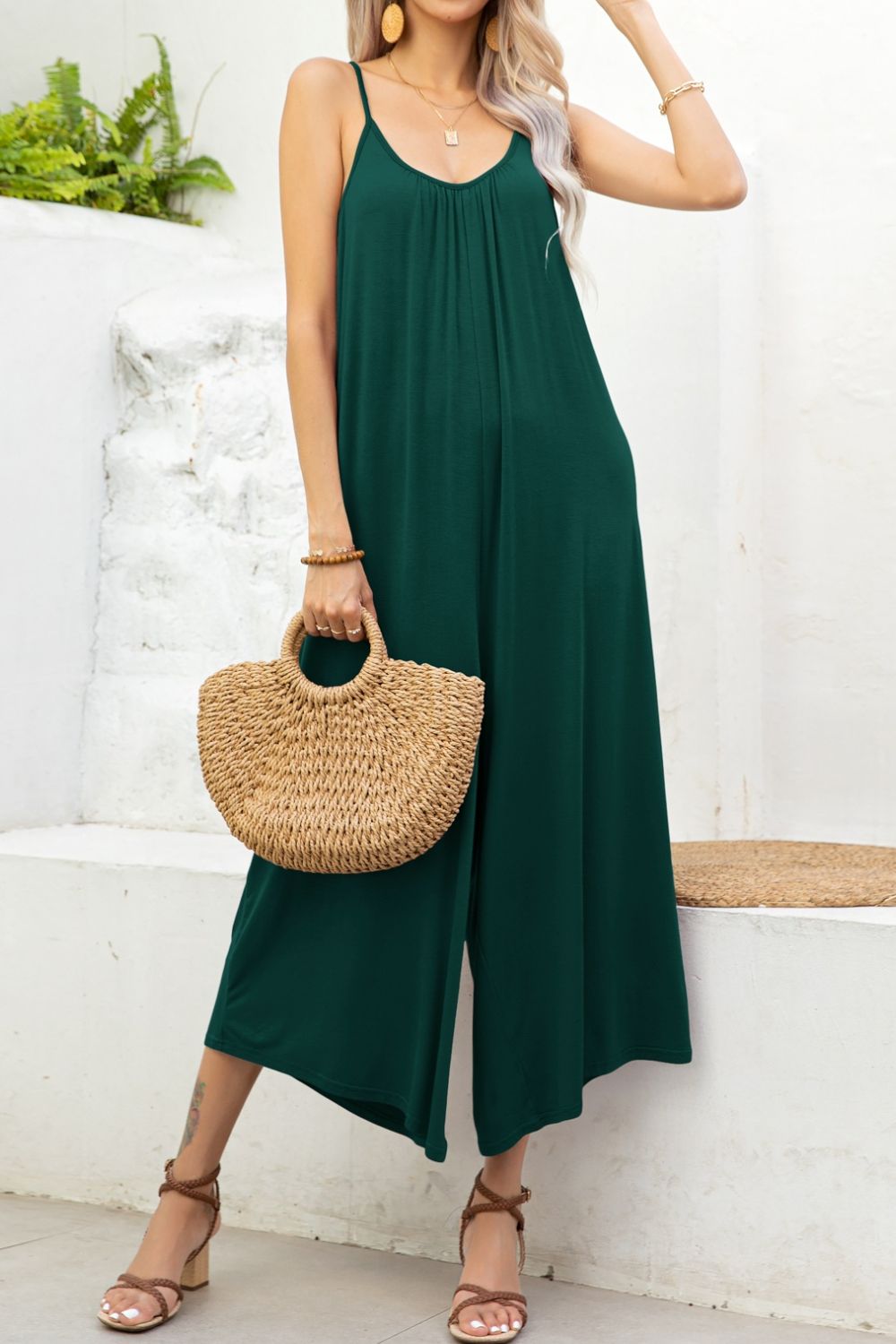 Spaghetti Strap Scoop Neck Jumpsuit king-general-store-5710.myshopify.com