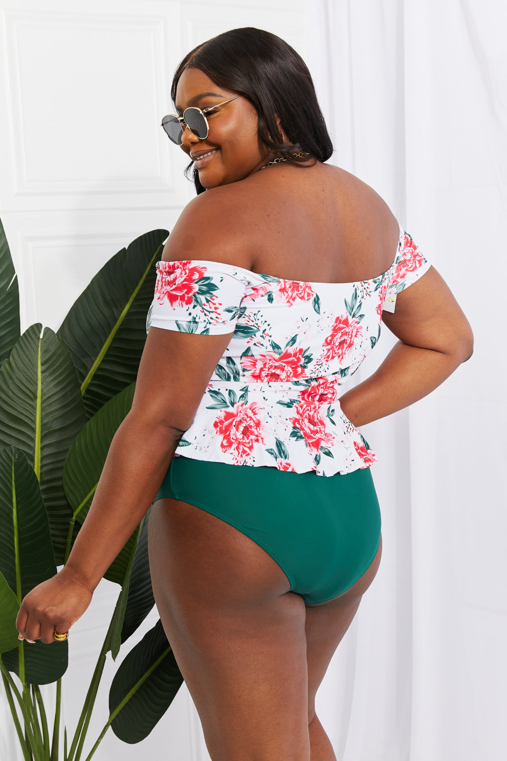 Marina West Swim Coastal Cutie Off-Shoulder Swim Tankini Set king-general-store-5710.myshopify.com