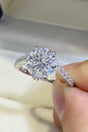 3 Carat Moissanite 925 Sterling Silver Ring - Kings Crown Jewel Boutique