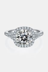 3 Carat Moissanite Halo Ring - Kings Crown Jewel Boutique