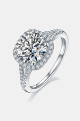 3 Carat Moissanite Halo Ring - Kings Crown Jewel Boutique