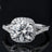 3 Carat Moissanite Halo Ring - Kings Crown Jewel Boutique