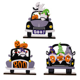 3-Piece Halloween Element Car-Shape Ornaments - Kings Crown Jewel Boutique