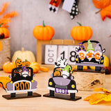 3-Piece Halloween Element Car-Shape Ornaments - Kings Crown Jewel Boutique