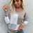 Color Block Ribbed Trim Round Neck Knit Pullover king-general-store-5710.myshopify.com