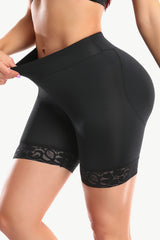Full Size Lace Trim Lifting Pull-On Shaping Shorts king-general-store-5710.myshopify.com