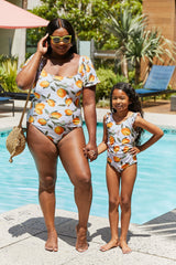 Marina West Swim Float On Ruffled One-Piece in Citrus Orange king-general-store-5710.myshopify.com