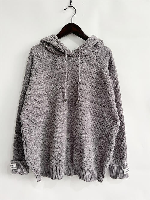 Drawstring Long Sleeve  Hooded Sweater king-general-store-5710.myshopify.com