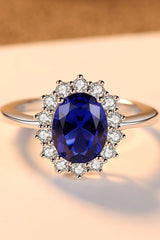 Synthetic Sapphire 925 Sterling Silver Ring king-general-store-5710.myshopify.com