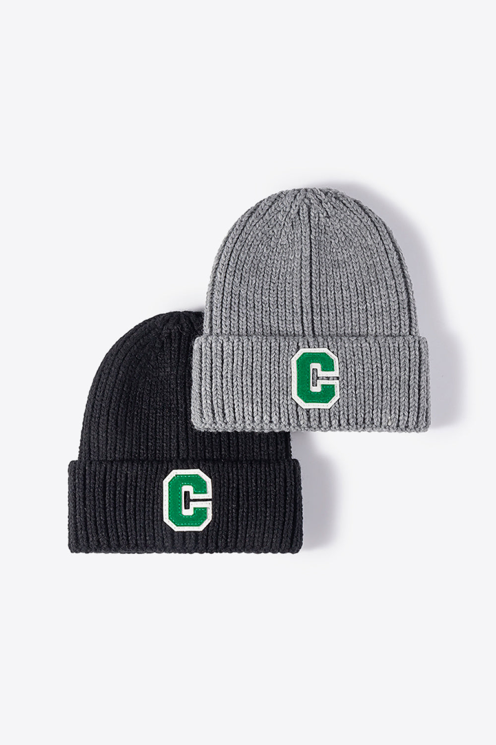 Letter C Patch Cuffed Beanie king-general-store-5710.myshopify.com