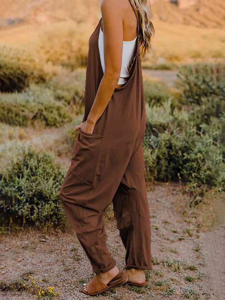 Double Take Full Size Sleeveless V-Neck Pocketed Jumpsuit king-general-store-5710.myshopify.com