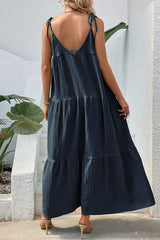 Tie-Shoulder Tiered Maxi Dress king-general-store-5710.myshopify.com