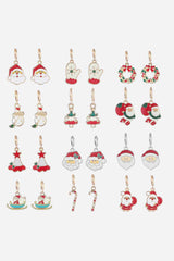 Christmas Theme Alloy Earrings king-general-store-5710.myshopify.com