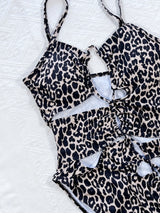 Leopard Cutout Tied One-Piece Swimsuit king-general-store-5710.myshopify.com