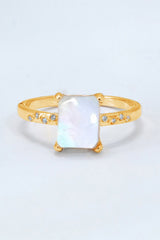 Square Moonstone Ring king-general-store-5710.myshopify.com