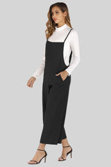 Full Size Cropped Wide Leg Overalls with Pockets king-general-store-5710.myshopify.com