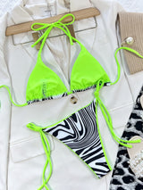 Zebra Print Halter Neck Bikini Set king-general-store-5710.myshopify.com