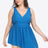 Plus Size Plunge Sleeveless Two-Piece Swimsuit king-general-store-5710.myshopify.com