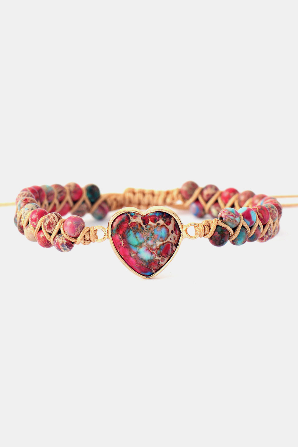 Handmade Heart Shape Natural Stone Bracelet king-general-store-5710.myshopify.com