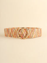 Multicolored Wide Belt king-general-store-5710.myshopify.com